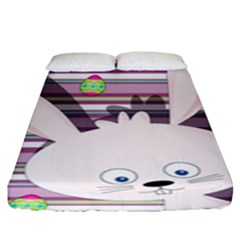 Easter Bunny  Fitted Sheet (king Size)