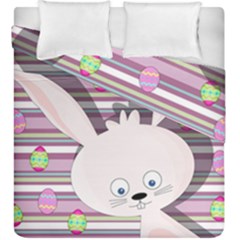 Easter Bunny  Duvet Cover Double Side (king Size) by Valentinaart