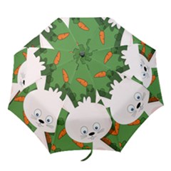 Easter Bunny  Folding Umbrellas by Valentinaart