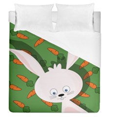 Easter Bunny  Duvet Cover (queen Size) by Valentinaart