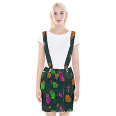 Cartoon Grunge Beetle Wallpaper Background Suspender Skirt