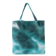 Light Web Colorful Web Of Crazy Lightening Grocery Tote Bag by Nexatart