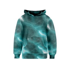 Light Web Colorful Web Of Crazy Lightening Kids  Pullover Hoodie by Nexatart