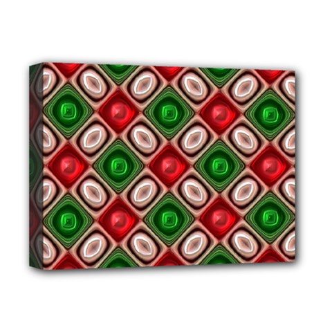 Gem Texture A Completely Seamless Tile Able Background Design Deluxe Canvas 16  X 12   by Nexatart