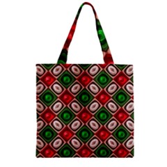 Gem Texture A Completely Seamless Tile Able Background Design Zipper Grocery Tote Bag by Nexatart