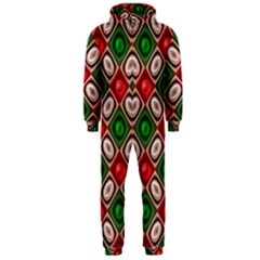 Gem Texture A Completely Seamless Tile Able Background Design Hooded Jumpsuit (men)  by Nexatart