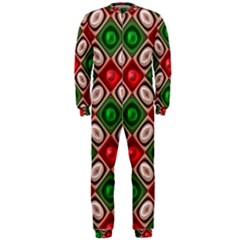 Gem Texture A Completely Seamless Tile Able Background Design Onepiece Jumpsuit (men)  by Nexatart