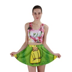 Party Kid A Completely Seamless Tile Able Design Mini Skirt by Nexatart