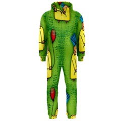 Party Kid A Completely Seamless Tile Able Design Hooded Jumpsuit (men)  by Nexatart