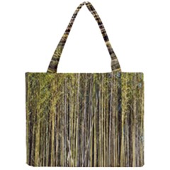 Bamboo Trees Background Mini Tote Bag