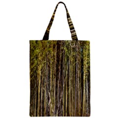 Bamboo Trees Background Zipper Classic Tote Bag by Nexatart