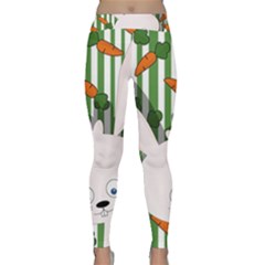 Easter Bunny  Classic Yoga Leggings by Valentinaart