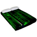 Spooky Forest With Illuminated Trees Fitted Sheet (California King Size) View2