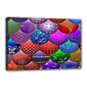 Fun Balls Pattern Colorful And Ornamental Balls Pattern Background Canvas 18  x 12  View1