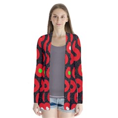 Polka Dot Texture Digitally Created Abstract Polka Dot Design Cardigans by Nexatart