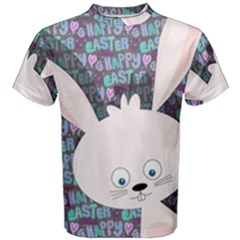 Easter Bunny  Men s Cotton Tee by Valentinaart