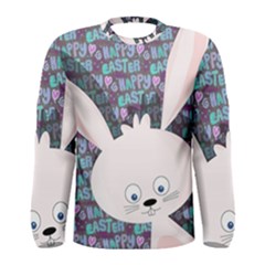 Easter Bunny  Men s Long Sleeve Tee by Valentinaart