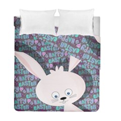 Easter Bunny  Duvet Cover Double Side (full/ Double Size) by Valentinaart