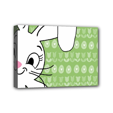 Easter Bunny  Mini Canvas 7  X 5  by Valentinaart