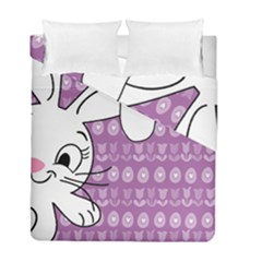 Easter Bunny  Duvet Cover Double Side (full/ Double Size) by Valentinaart