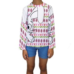 Easter Bunny  Kids  Long Sleeve Swimwear by Valentinaart