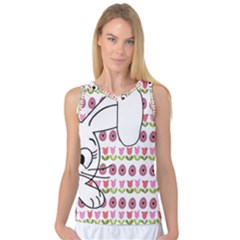 Easter Bunny  Women s Basketball Tank Top by Valentinaart