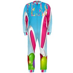 Easter Bunny  Onepiece Jumpsuit (men)  by Valentinaart