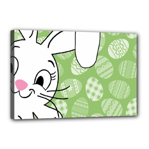 Easter Bunny  Canvas 18  X 12  by Valentinaart