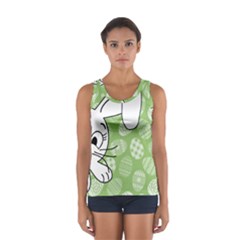 Easter Bunny  Women s Sport Tank Top  by Valentinaart