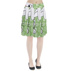 Easter Bunny  Pleated Skirt by Valentinaart