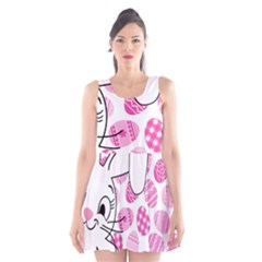 Easter Bunny  Scoop Neck Skater Dress by Valentinaart