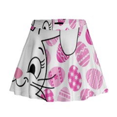 Easter Bunny  Mini Flare Skirt by Valentinaart