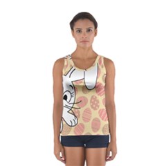 Easter Bunny  Women s Sport Tank Top  by Valentinaart