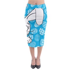 Easter Bunny  Midi Pencil Skirt by Valentinaart