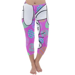 Easter Bunny  Capri Winter Leggings  by Valentinaart