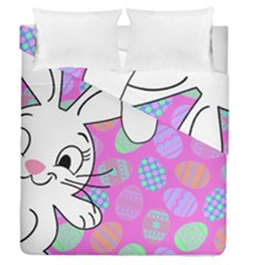 Easter Bunny  Duvet Cover Double Side (queen Size) by Valentinaart