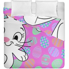 Easter Bunny  Duvet Cover Double Side (king Size)