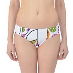 Easter Bunny And Chick  Hipster Bikini Bottoms by Valentinaart