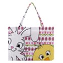 Easter bunny and chick  Medium Tote Bag View1