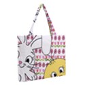 Easter bunny and chick  Medium Tote Bag View2