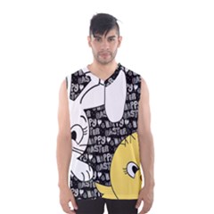 Easter Bunny And Chick  Men s Basketball Tank Top by Valentinaart