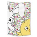 Easter bunny and chick  Large Tapestry View1