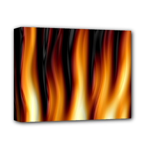 Dark Flame Pattern Deluxe Canvas 14  X 11  by Nexatart