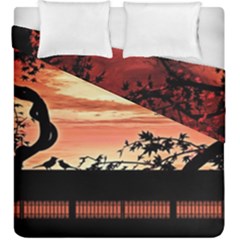 Autumn Song Autumn Spreading Its Wings All Around Duvet Cover Double Side (king Size) by Nexatart