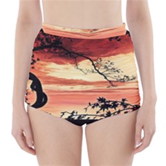 Autumn Song Autumn Spreading Its Wings All Around High-waisted Bikini Bottoms by Nexatart