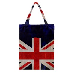 Flag Of Britain Grunge Union Jack Flag Background Classic Tote Bag by Nexatart