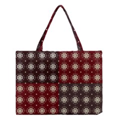 Decorative Pattern With Flowers Digital Computer Graphic Medium Tote Bag by Nexatart