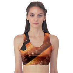 Magic Steps Stair With Light In The Dark Sports Bra by Nexatart