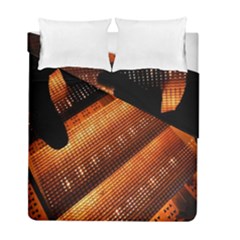 Magic Steps Stair With Light In The Dark Duvet Cover Double Side (full/ Double Size) by Nexatart