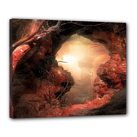 3d Illustration Of A Mysterious Place Canvas 20  X 16  by Nexatart